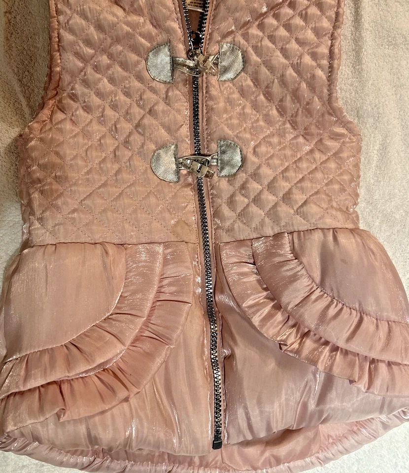 Chaleco con capucha Little Lass niñas talla 6 Foto 2 de 4