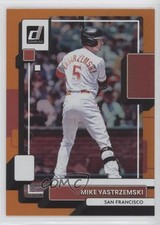 2022 Panini Donruss Holo Orange Mike Yastrzemski #103 0q1p