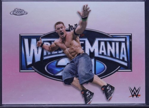 John Cena #MNA-JC 2025 Topps Chrome WWE Mania card