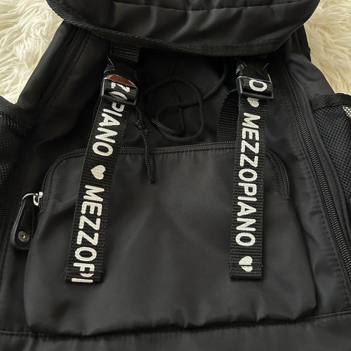 Mezzo Piano Backpack black bow heart Coron Chan Japan Jirai kawaii ryosan - Picture 3 of 20