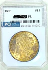 1887-P Gem BU +++ PL Proof-like Morgan Dollar  Reflective Toned Obverse