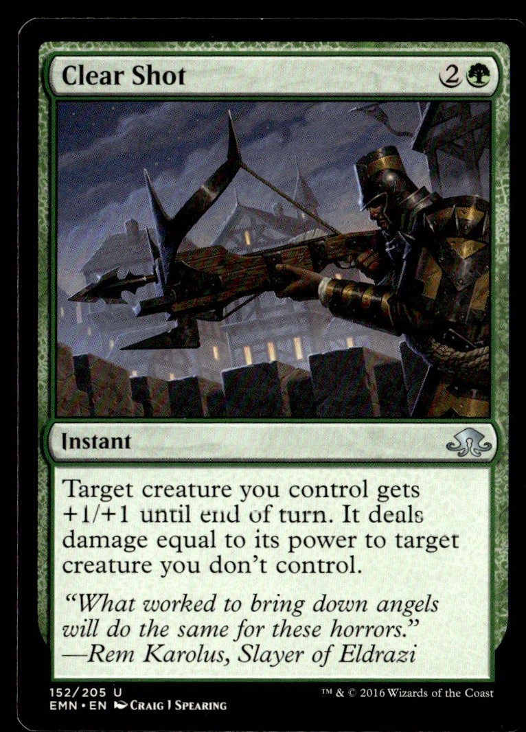 2016 Eldritch Moon Clear Shot Expansion/Uncommon #152