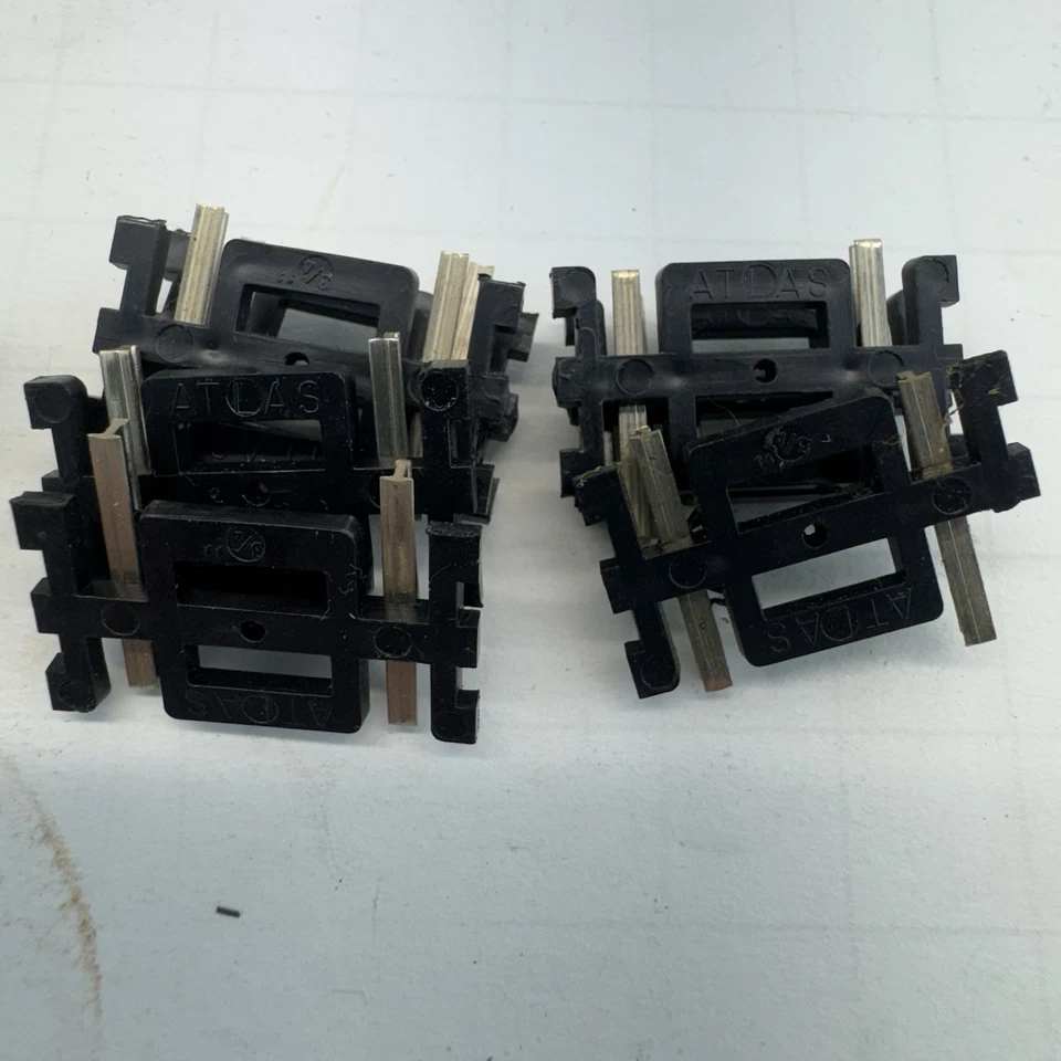 Lote De Colección de 83 Atlas Curvo/Recto Níquel Plata Snap Track Escala HO Foto 2 de 4