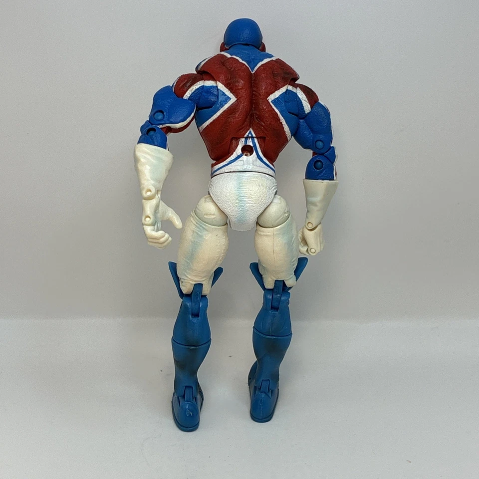 Figura de acción Marvel Legends CAPITÁN BRITTAIN 6" hombre gigante BAF onda ToyBiz 2006 Foto 3 de 4