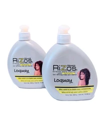 LOQUAY 2 PACK: Curl Defining Créme with Keratin / Anti- Frizzy 