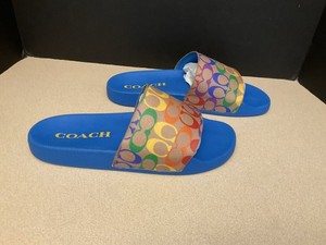 Coach レインボー シグネチャー スライド サンダル 関税送料込 Coach Rainbow Sandals | eBay