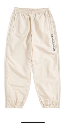 Supreme Nylon Zip Warm Up Pants / Stone / SZ Medium Brand New SS24 