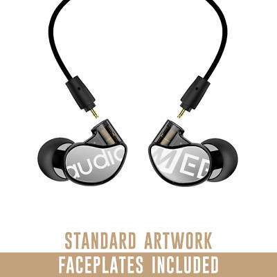 MEE audio M6 PRO 2nd Generation + Standard Artwork Faceplates Bundle (Smoke) 