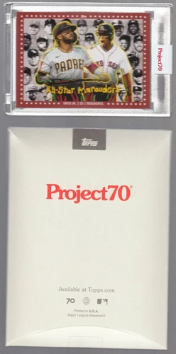 P70 Topps 2021 Project 70 #ASG1 Fernando Tatis Jr Bogaerts ATCQ /2972 DJ Skee