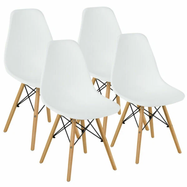 Sillas de comedor blanco Eames