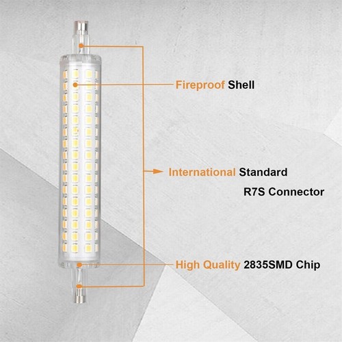 LED R7S Flood Light 78mm 118mm 12W 16W 2835 SMD COB Corn Bulb Replacement Lamp - Picture 2 of 12