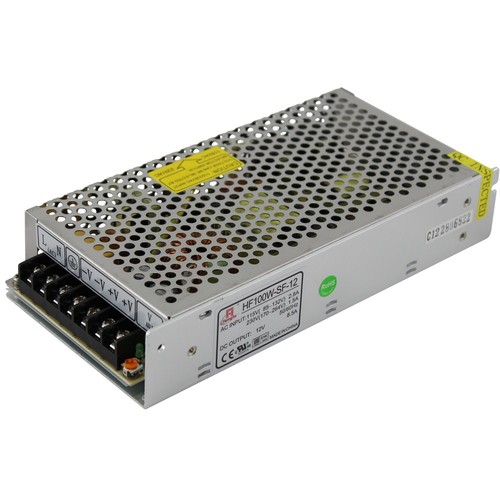 12 volt DC power supply enclosed switch mode 12V 8.5A 100W