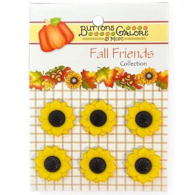 Buttons Galore Buttons - Sonnenblumen