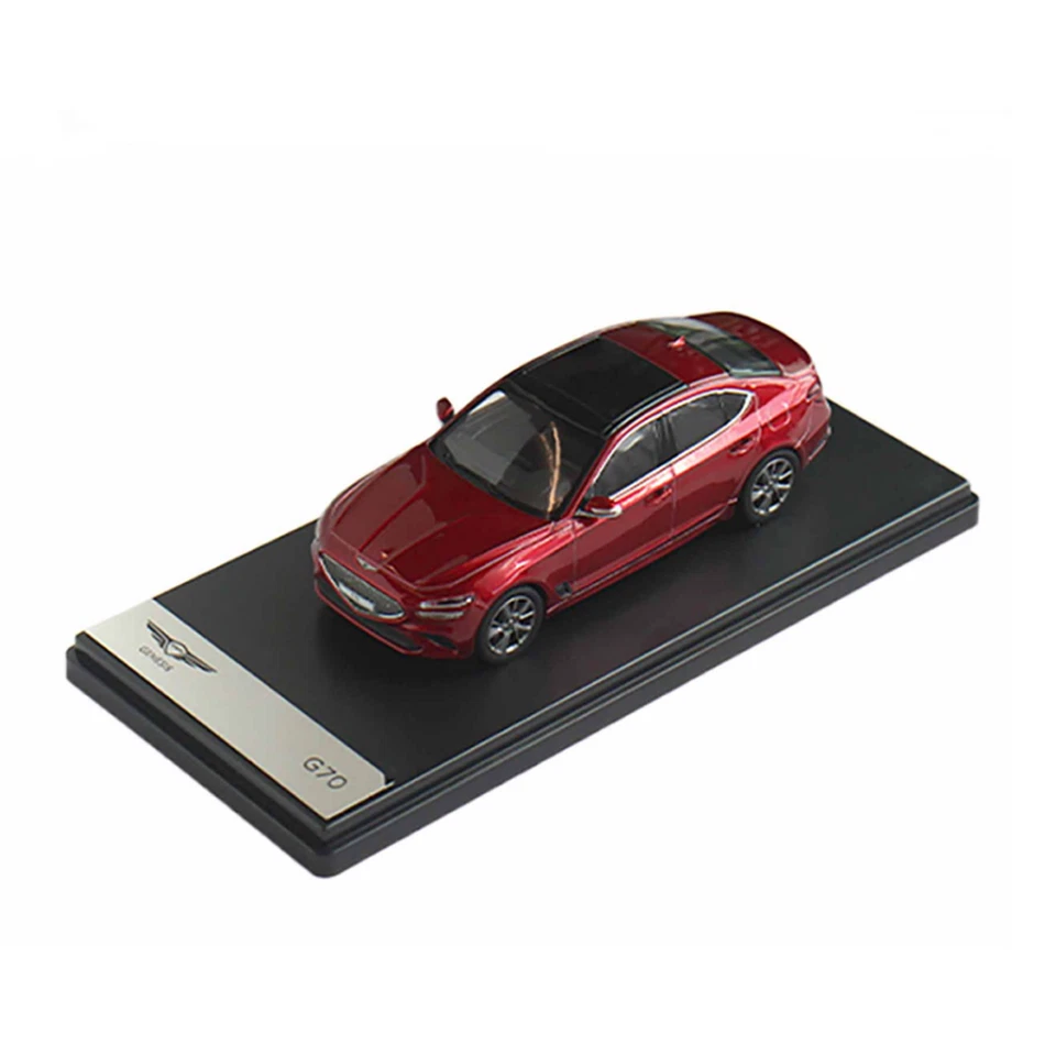 Hyundai Motor Car [Genesis G70] Diecast escala 1:43 miniatura exhibición juguete Foto 2 de 4