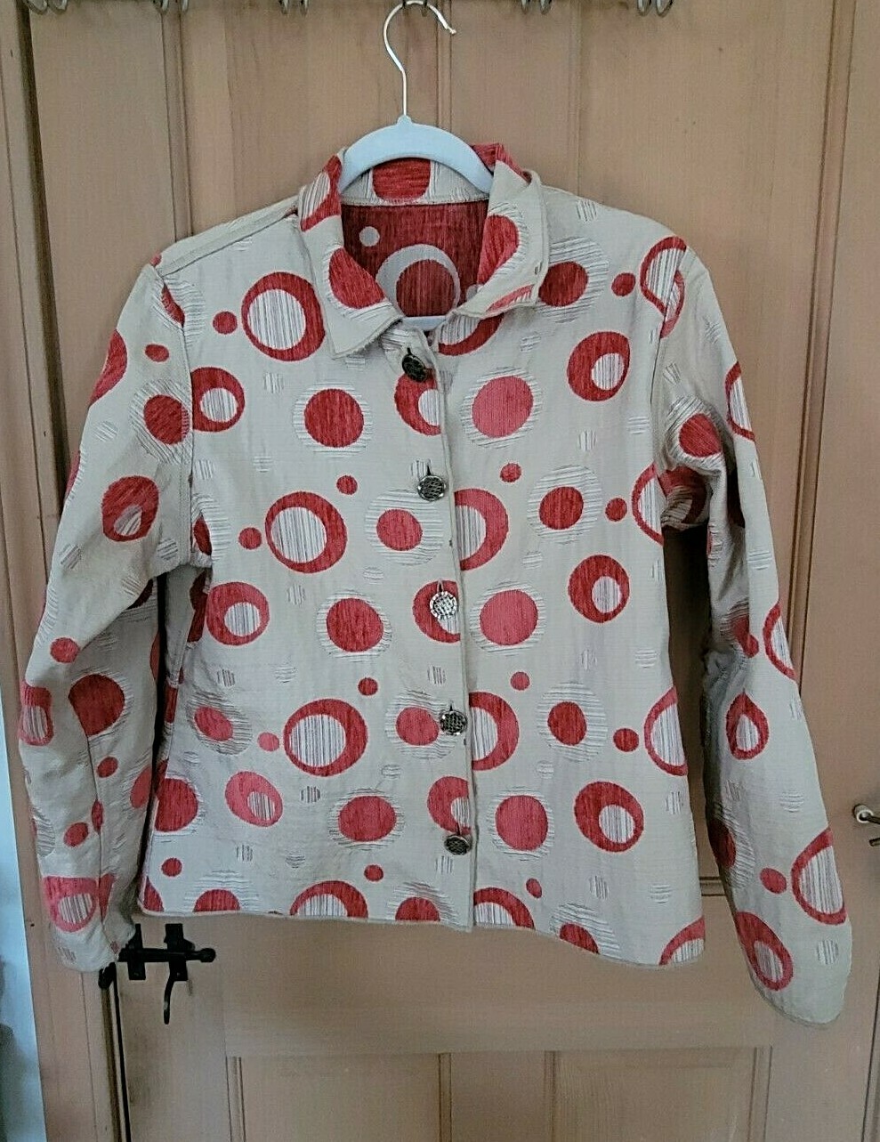 Vintage Reversible Winding River Button Jacket - image 1