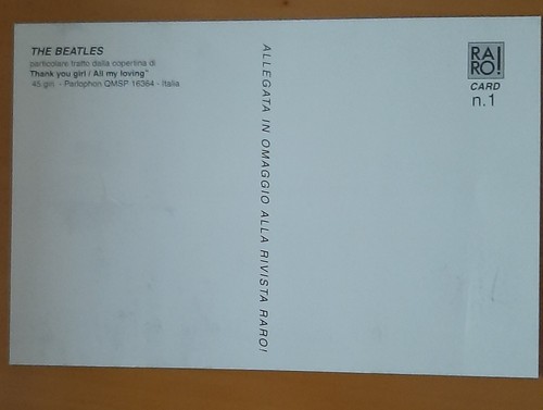 8 CARTOLINE, POSTCARDS, THE BEATLES - allegate rivista RARO! - Imagen 3 de 12