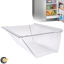 New Clear Compatible with Refrigerator Bottom 240351207 Refrigerator Door Drawer