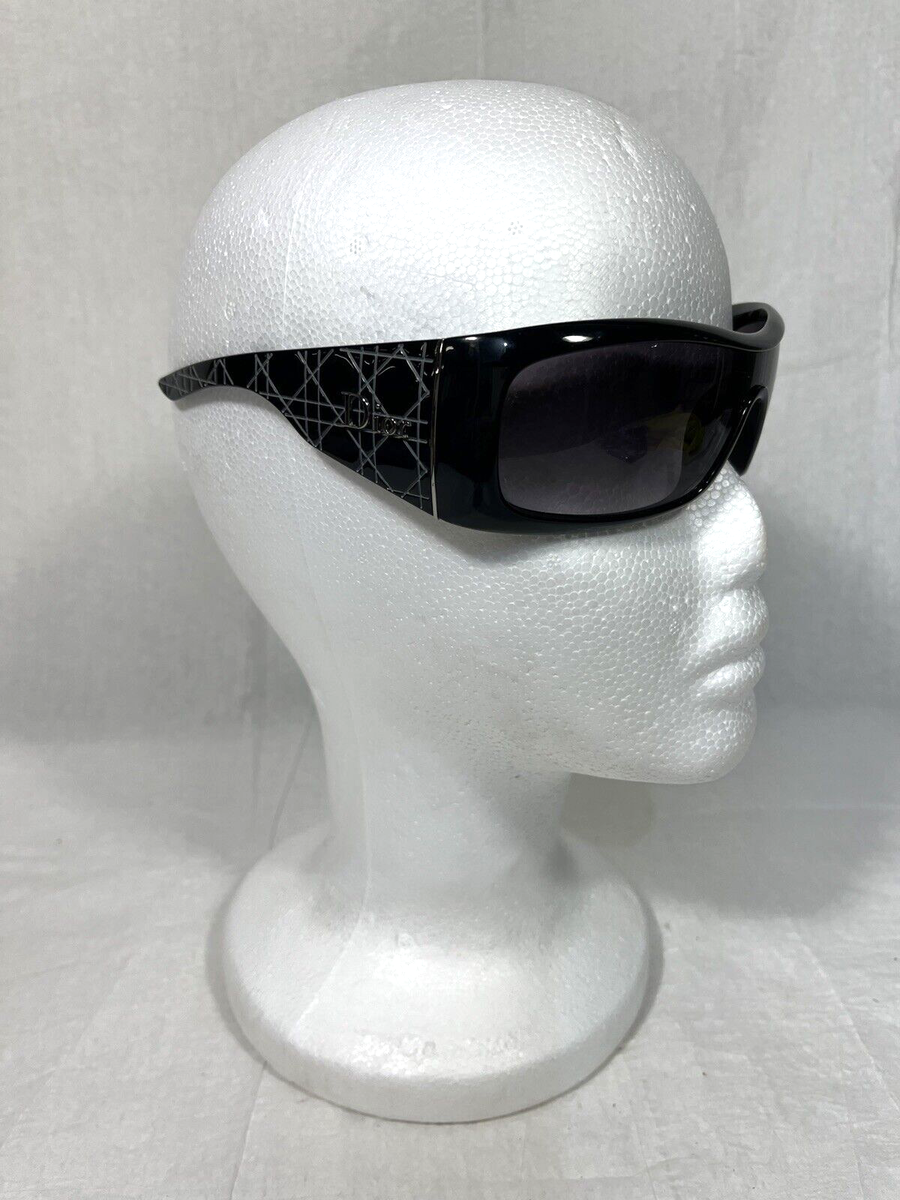 Vintage Christian Dior Cannage Biker Racer Y2K Black Shield Vintage Christian Dior Cannage Biker Racer Y2K Black Shield