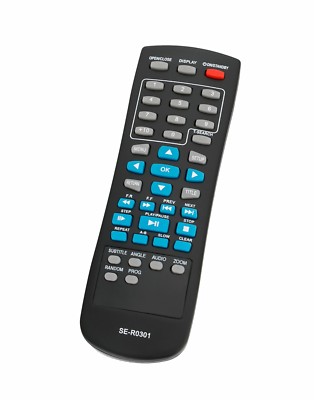 SE-R0301 Replace Remote for Toshiba DVD Player SD-4100KU SD-4200 SD-4300 SD-K780