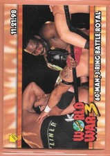 1999 Topps WCW/NWO Nitro Sticker S11 60-MAN BATTLE ROYAL KEVIN NASH - NM/MT