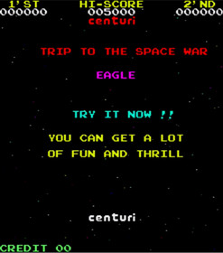 Eagle Arcade  PCB Centuri TESTED WORKING 100% Rare !!