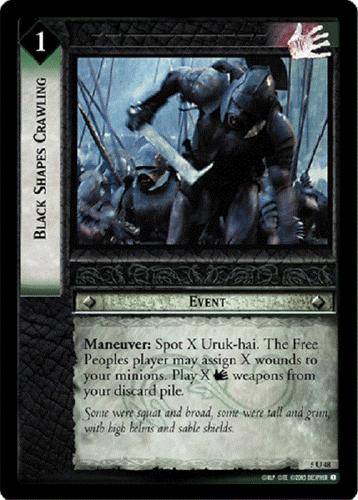 LOTR TCG Battle at Helm's Deep, Rare's/Uncommons/Common Single Card Sale Part 2 - Picture 9 of 41