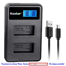 Kastar Battery Dual Charger for GoPro AHDBT-201 GoPro AHDBT-301 GoPro ACARC-001