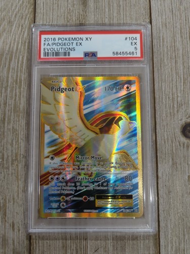 Pidgeot-EX graded PSA 5 for sale on eBay