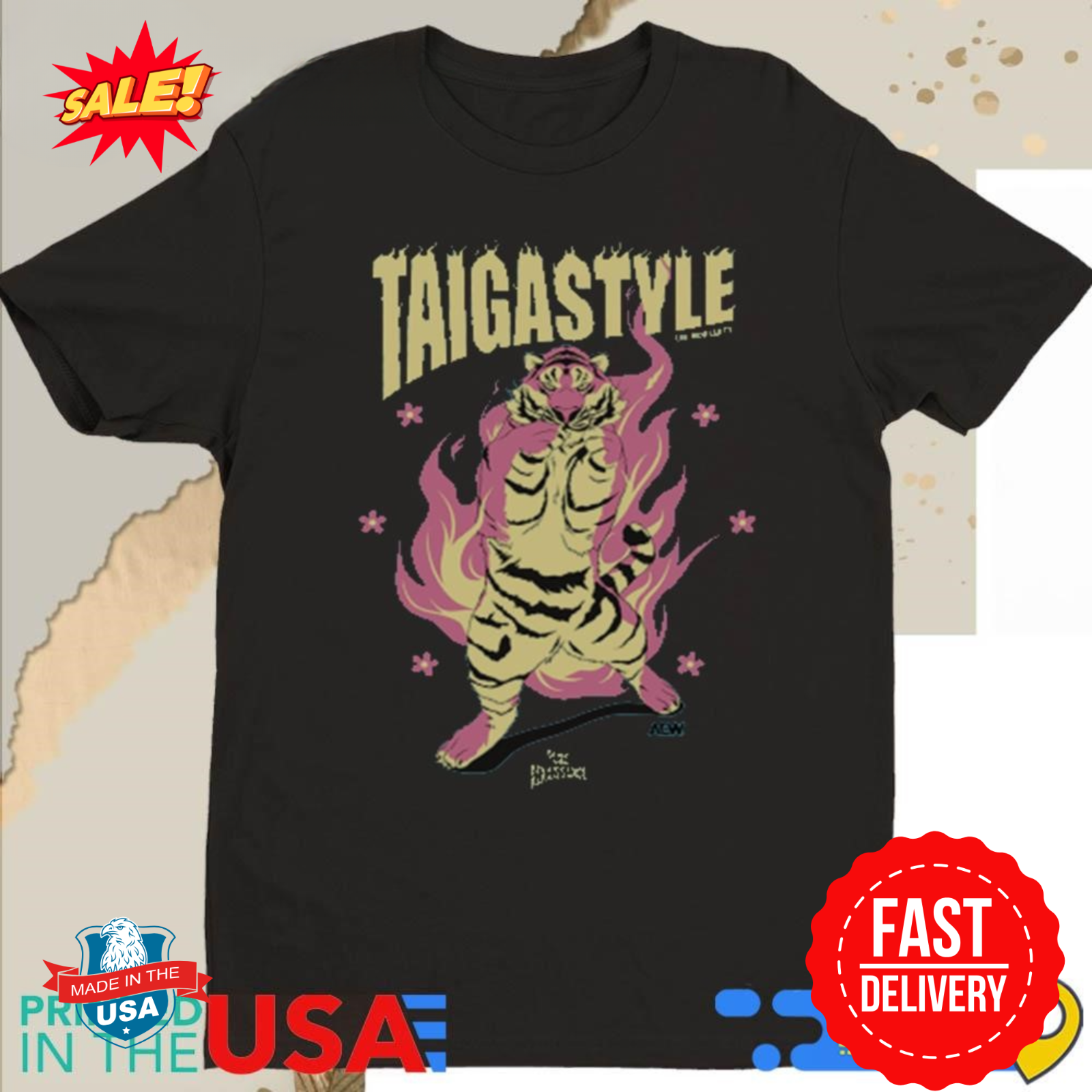 Lee Moriarty Tiger Blossom Shirt - Sizes S to 5XL Available