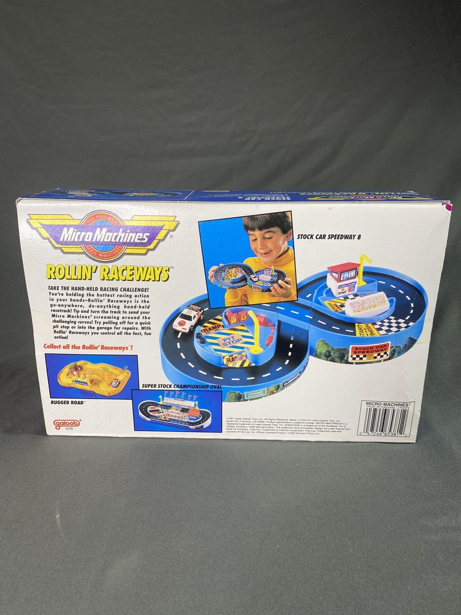 Vintage 1991 Micro Machines Rollin' Raceways Stock Car Speedway 8
