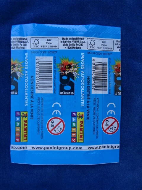 TOP ! 72 AUTOCOLLANTS / Stickers - PANINI - 60 ANS D'AVENTURES ASTERIX UDERZO - Photo 3/3