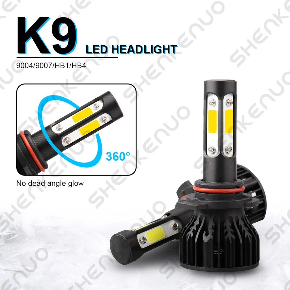 Faro LED de haz alto/bajo blanco K9B para Cadillac ATS 2013-2017 2X actualización 9012 Foto 2 de 4