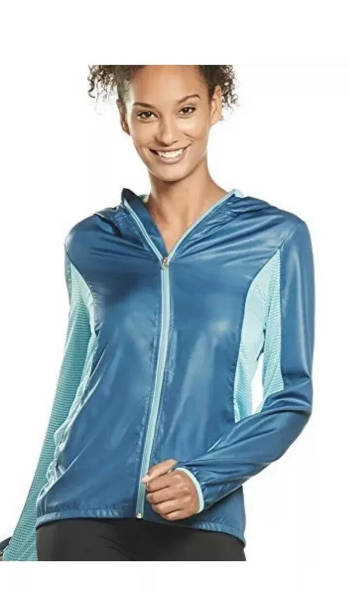 Jockey Sport Jacket Light Activewear Gloss Runner Women`s Outerwear L $48  NWT | eBay