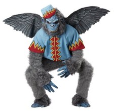 Evil Winged Monkey Flying Wizard Oz Fancy Dress Up Halloween Adult Costume