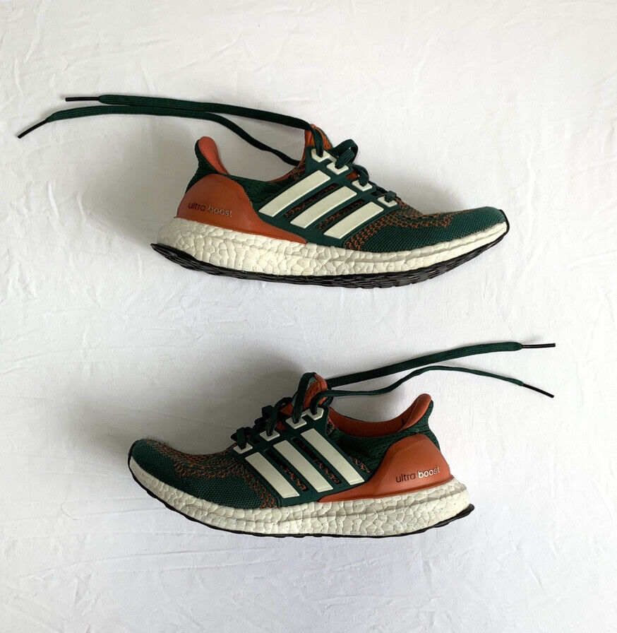 Size 5.5 - adidas UltraBoost 1.0 Miami Hurricanes 2016 for sale 
