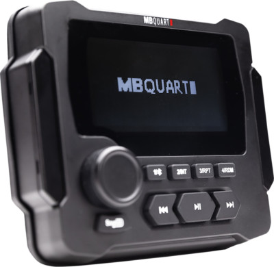 MB QUART 160 Watt Powered Off-Road & Marine Multimedia Source Unit GMR-LCD
