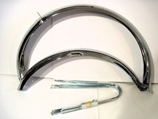 Custom Men Ladies 26" Bike Chrome Deluxe Beach Cruiser 3.25" Wide Fender Set ***