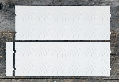 Longarm Quilting Groovy Pattern Boards Set of 2 Baptist Fans Small Design 