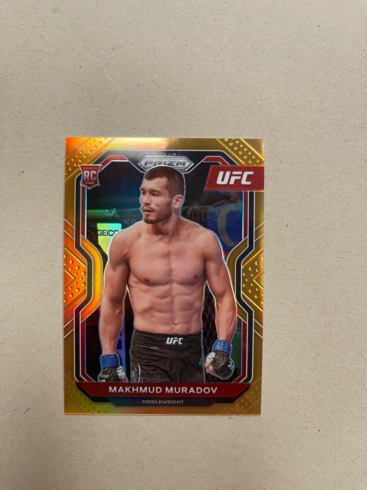 2021 Panini Prizm UFC Makhmud Muradov #55 Orange  /99 RC