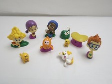 Bubble Guppies lot of 10 PVC figurines collect play cake topper party