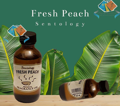 Scentology Premium Quality 100% 2oz. Scented Oil ~ Fresh Peach Fragrance