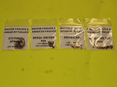 MASTER LOCK AMERICAN PADLOCK HIGH SECURITY UPPER REKEY PIN SPRING KIT LOCKSMITH 