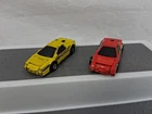 Vintage Hot Wheels Crack Ups Basher Red Yellow Lot Of 2 Die Cast