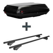 Dachbox G3 BiCube 520+ + Dachträger Menabo Tiger für Peugeot 508 Break SW I 8E