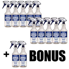 32 Oz. Heavy-Duty Chemical Resistant Pro Spray Bottle 10-Pack