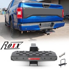 Universal Heavy Duty Steel Trailer Towing Rear Hitch Step Bar Fits 2 Receiver
