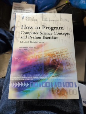 How to Program : Computer Science Concepts and Python by John Keyser (2016, DVD)