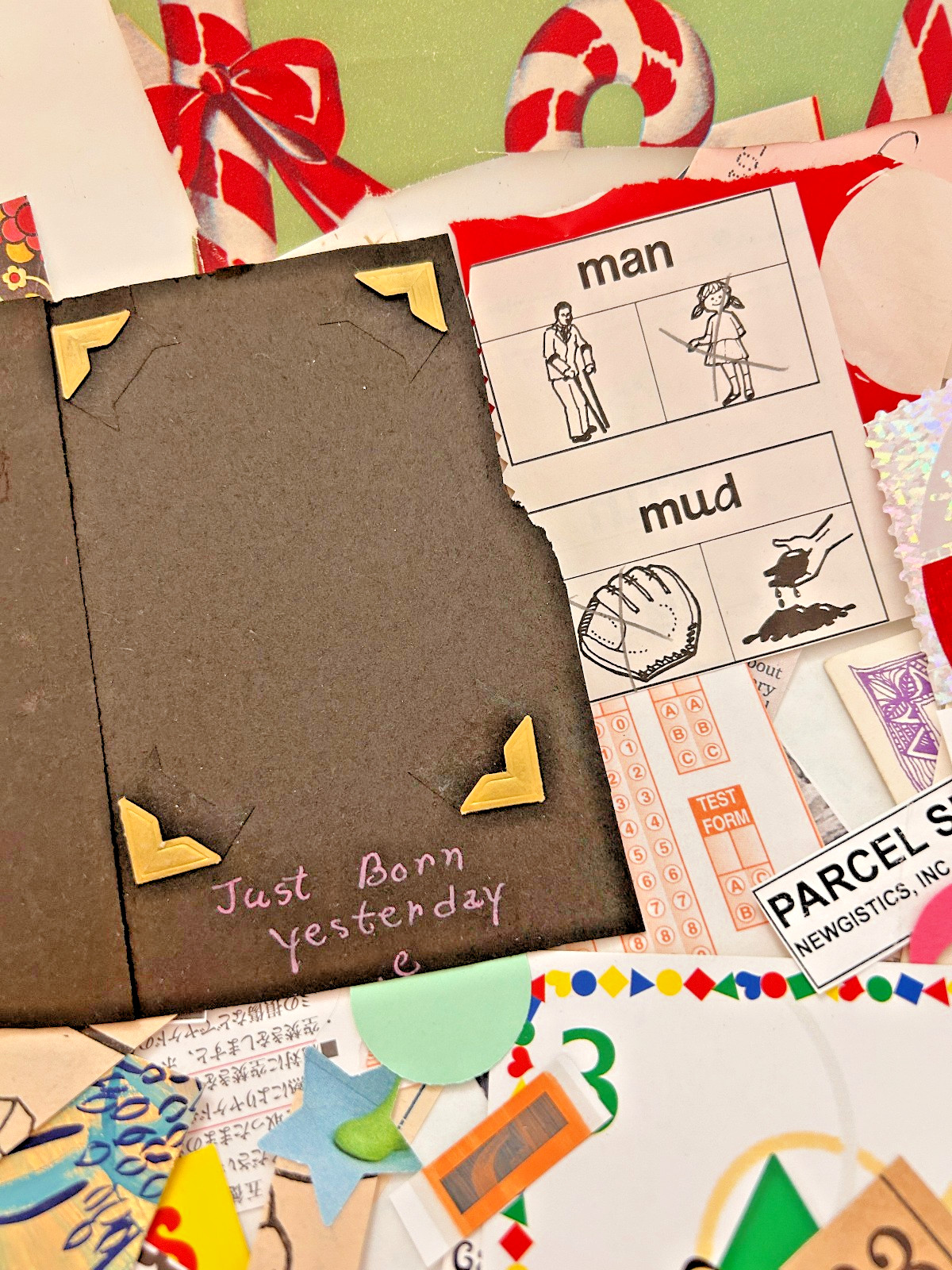 Junk Journal Papel Ephemera Kit: Vintage Paper Scraps for Collage & Painting