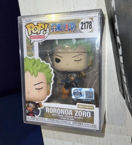 FUNKO POP ONE PIECE RORNOA ZORO ROYALTY LIMITED 3500 EDITION 2178 IN HAND