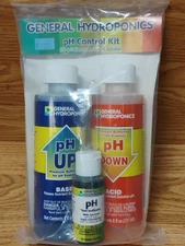 General Hydroponics pH Control Test Kit  - GH 8 oz Up Down Adjustment Combo